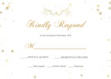 Shiny invitation - RSVP card